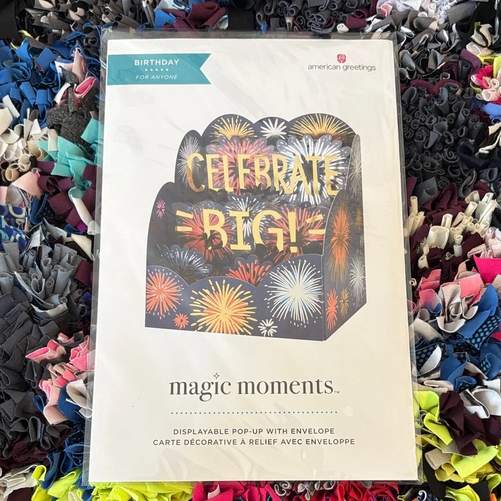 🆕American Greetings Magic Moments Pop Up Card With Envelope